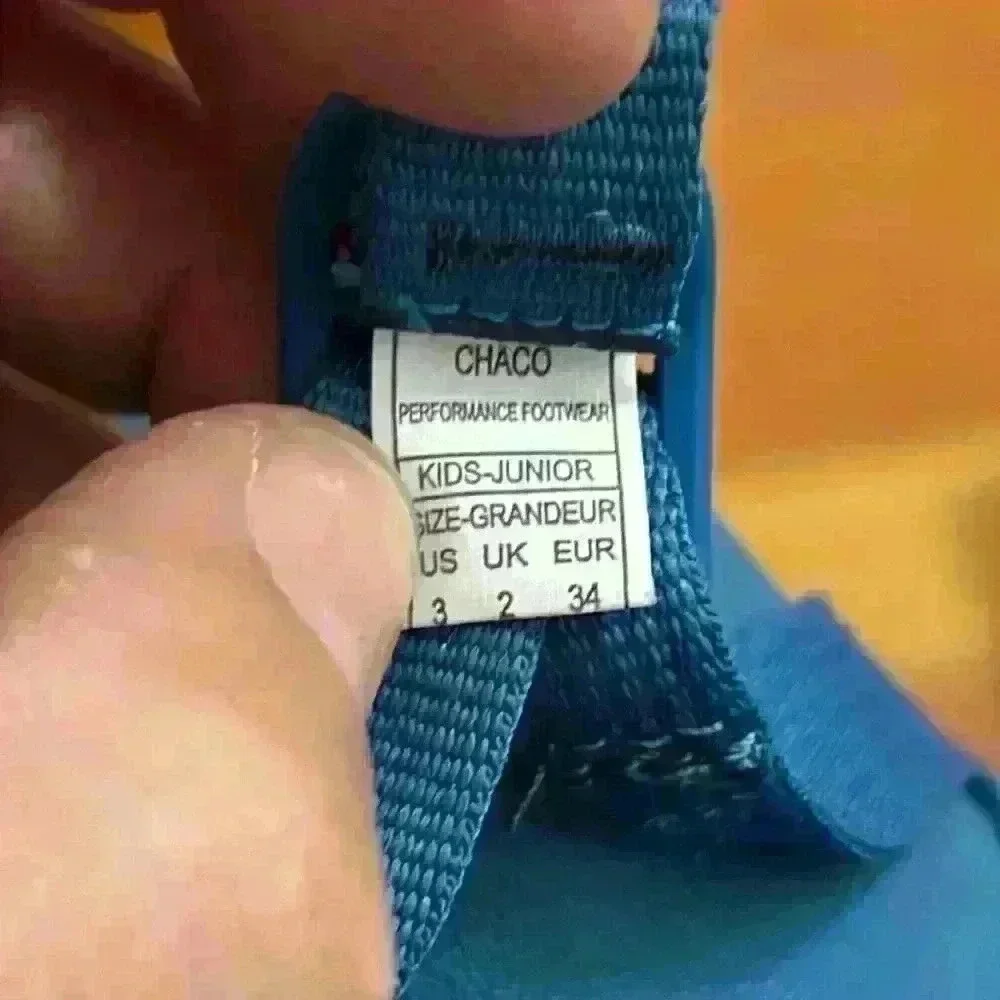 Kids Blue Chaco Chillos sandals
